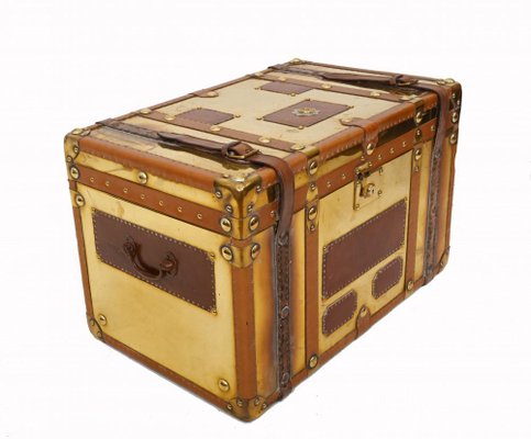 Vintage Luggage Trunk in Copper