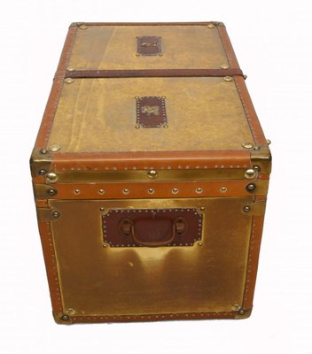 Large Luggage Trunk in Copper for sale 
