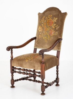 Jacobean Hall Chairs in Oak, 1870 for sale at Pamono