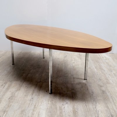 Vintage Oval Coffee Table For At Pamono Vintage Oval Coffee Table For At