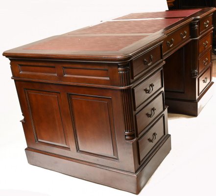Mahogany partners desk best sale