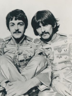 The Beatles, 1967, Black and White Photograph for sale at Pamono