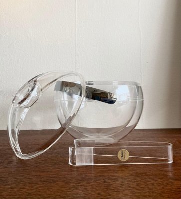 レアGuzziniグッチーニアイスバケットPaoloTilche(スペースエイジ Space Age Acrylic Glass Ice Bucket Stella by Paolo Tilche for