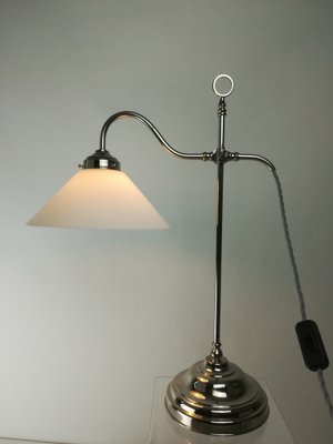 Height Adjustable Chrome Plated Mens Desk Lamp, 1930 for sale at