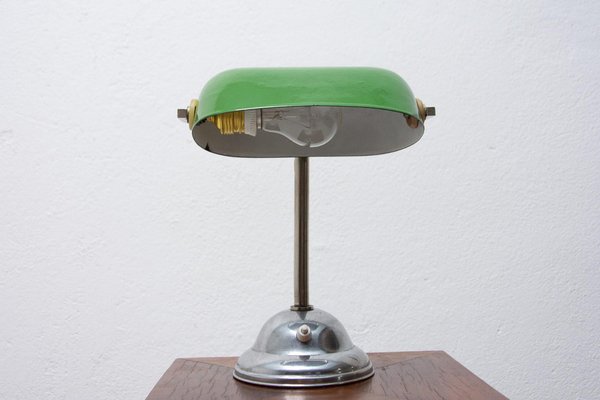 Art Deco Adjustable Banker Lamp, 1930s for sale at Pamono