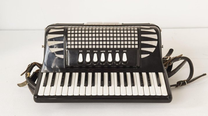 Vintage Black Mod. 304 Excelsior Accordion for sale at Pamono Vintage Black Mod. 304 Excelsior Accordion for sale at Pamono