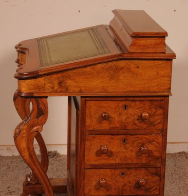19th Century Davenport Desk in Walnut for sale at Pamono