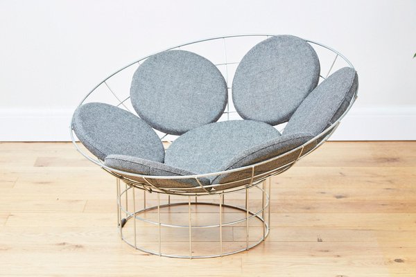 Mid Century Chair Peacock by Verner Panton