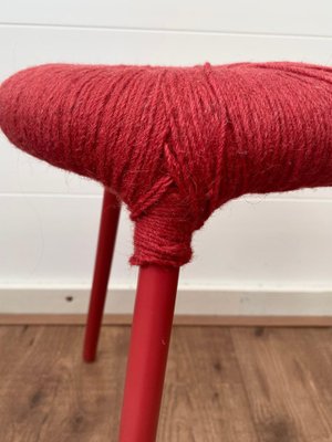 Ikea red sale stool