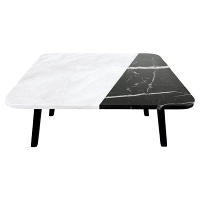 Coffee Table By Uncommon For At Pamono, 80cm Black Serena Round Marble Coffee Table