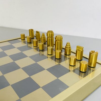 Mid-Century Modern Italian Professional Chess Board with Pawns, 1980s for  sale at Pamono