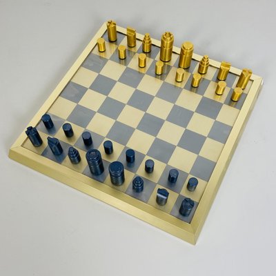 Mid-Century Modern Italian Professional Chess Board with Pawns, 1980s for  sale at Pamono