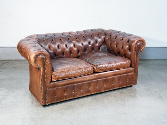 Original English Leather Chesterfield Sofa For At Pamono Original English Leather Chesterfield, English Leather Sofa Company