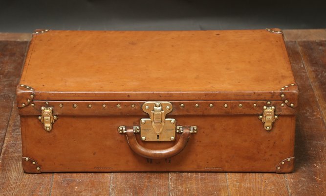 Vintage Leather Suitcase from Louis Vuitton