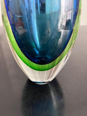 Murano Flavio Polished Glass Vase by Flavio Poli for sale at Pamono
