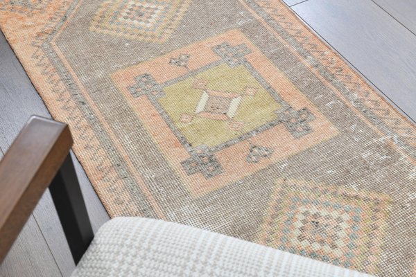 Handmade rug Wool rug Vintage rug 60 x 64 cm = 1,9 x 2,0 ft Small Rug Kilim Turkish rug Carpet Home decor Doormat