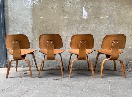 Eames molded plywood chair cheap vintage
