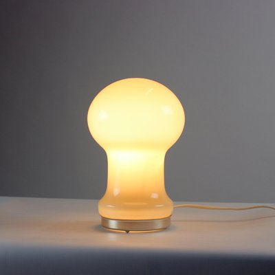 Czechoslovakian Table Lamp in Beige Opaline Glass by Ivan Jakes for Opp 1960s for sale at Pamono