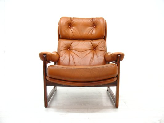 Scandinavian leather armchair deals