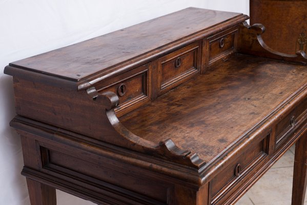 Antique 18th Century Louis XVI Desk in Solid Walnut