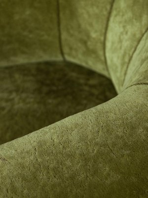 Olive Green Animal Velvet Upholstery Fabric for Furniture