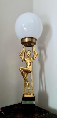 Tall art cheap deco lamp