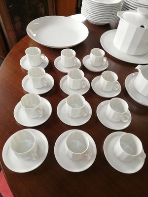Service de vaisselle - 48 pièces - Pour 12 personnes - Porcelaine