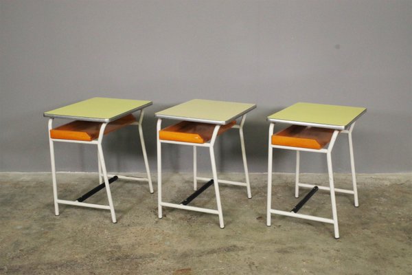 Vintage Children s School Desks 1960s Set of 3