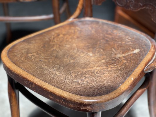 Bistro Chairs by Michael Thonet for Jacob Josef Kohn Set of 2