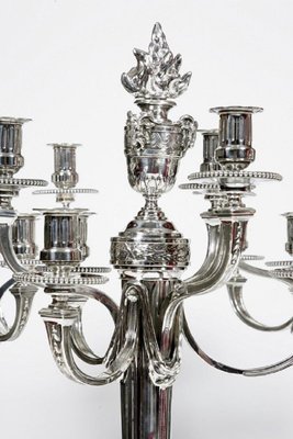Sterling candelabra top