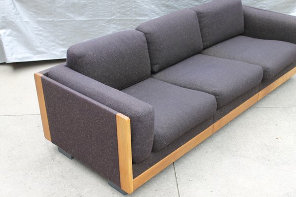 Italian Mod. 920 Three Seats Sofa in Dark Blue by Afra and Tobia