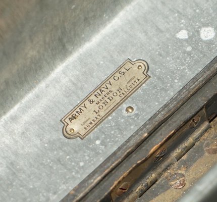 Original Fully Stamped Army & Navy CLS Steamer Campaign Trunk with