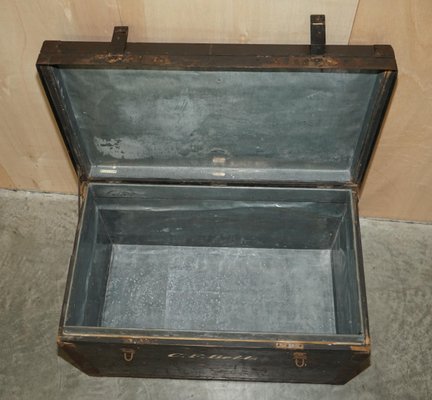 Original Fully Stamped Army & Navy CLS Steamer Campaign Trunk with