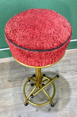 Vintage red bar online stools