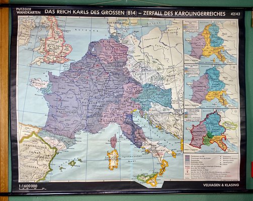 Carte : Empire impérial allemand dans les frontières de 1914 - Canada