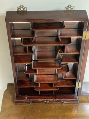 Antique wall mounted display cabinets deals