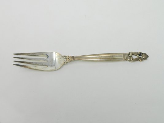 Acorn Cutlery in Sterling Silver by Johan Rohde for Georg Jensen