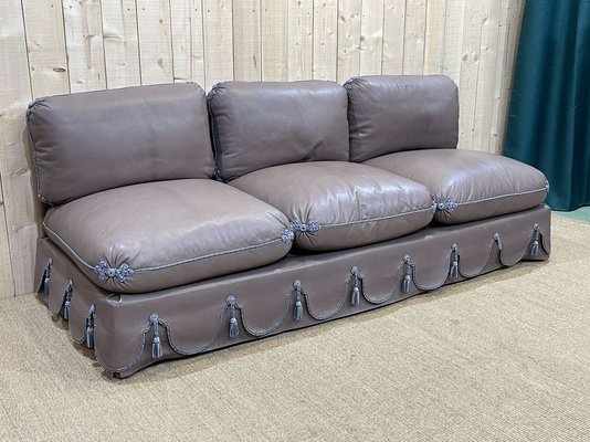 Large 3 deals seater leather sofa