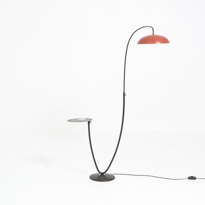 Mid Century Floor Lamp With Side Table, Floor Lamp End Table Mid Century Modern