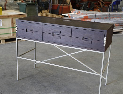 Elios Desk in Solid Wood with Drawers by Antonio Citterio for