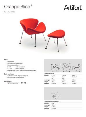 Orange Slice Chair by Pierre Paulin for Artifort, Netherlands