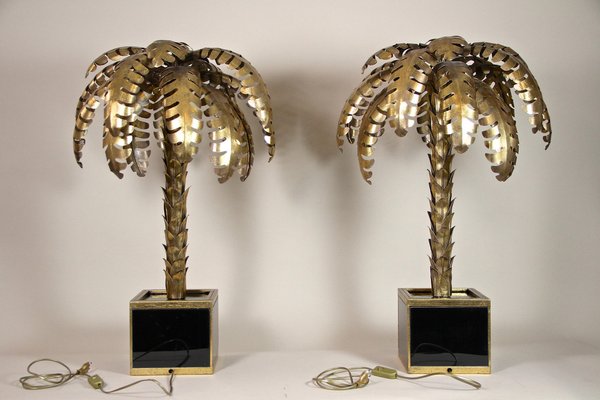 Brass sale palm lamp