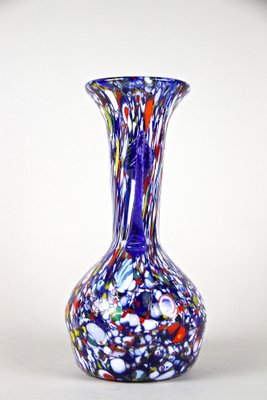 Mid-Century Italian Vase in Murano Glass by Fratelli Toso, 1940s