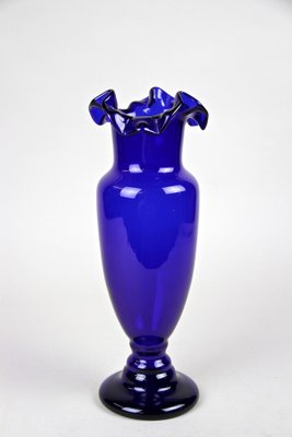 deep blue glass canopy
