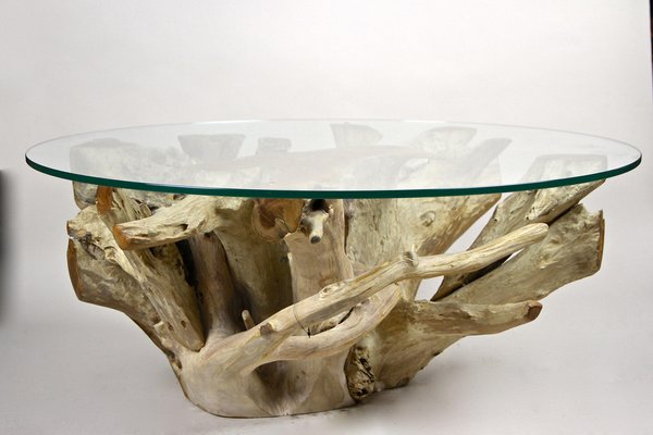 Teak driftwood 2024 coffee table