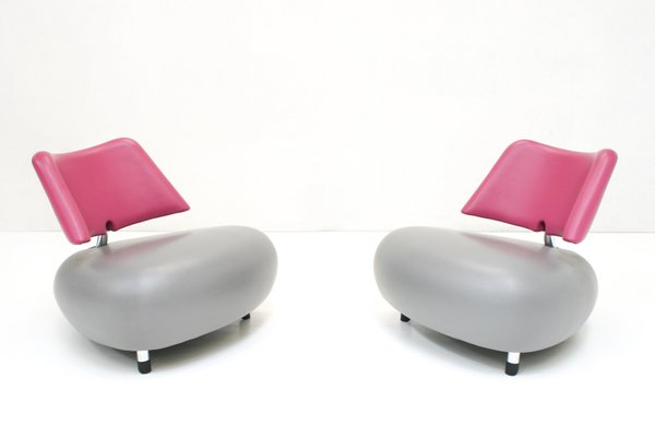 Verschrikkelijk Legacy stereo Rubber Pallone Pa Lounge Chairs by Roy De Scheemaker for Leolux, Set of 2  for sale at Pamono
