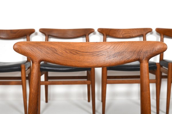 椅子 Hans J. Wegner W2 / C.M. Madsen Hans J. Wegner Dining Chair W2 for C.M.Madsen I Set of Three