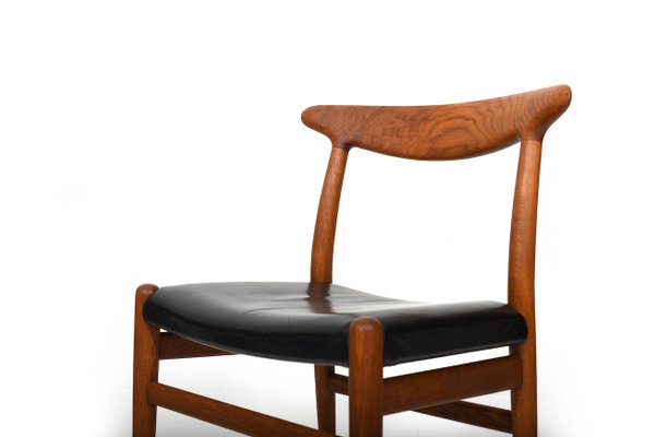 椅子 Hans J. Wegner W2 / C.M. Madsen W2 Dining Chairs by Hans J. Wegner for C.M. Madsen, 1950s