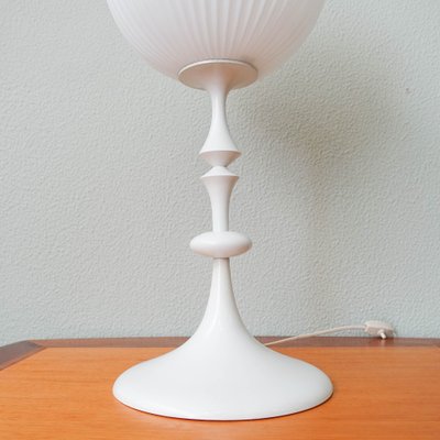 1960er Tischlampe Pamono White von Shine Temde, bei Tulip kaufen