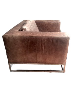 Andrew martin tan leather sofa deals